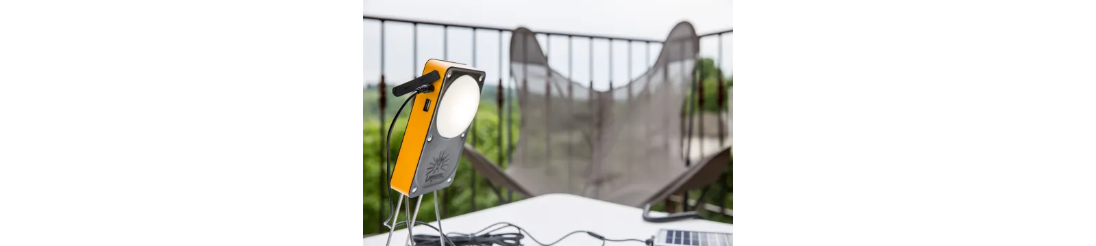 Lampe solaire extérieur et design - Made in France