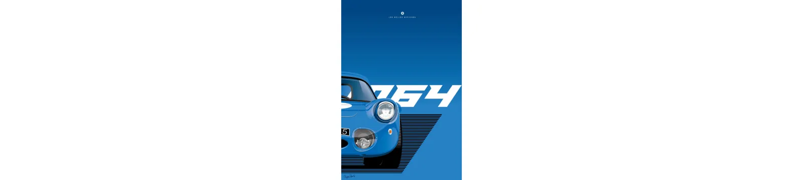 Affiches automobile imprimées en France